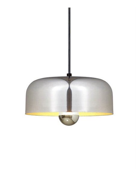 Lámpara de suspensión Born – Luxcambra – Lámpara de techo vintage de aluminio, Ø 26 cm