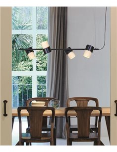 Lámpara colgante Kan C – Luxcambra – Luces orientables, pantallas de cotonet