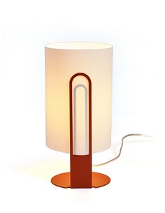 Lámpara de mesa Clipam – Luxcambra – Lámpara decorativa con pantalla de cotonet