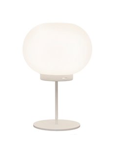 Lámpara de mesa Moon – Luxcambra – Lámpara tipo bola decorativa, color blanco mate 2