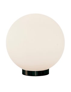Lámpara de mesa Moon – Luxcambra – Pantalla de cristal redonda, acabado negro