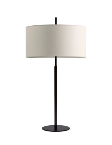 Lámpara de mesa Nautic – Luxcambra – Diseño elegante, pantalla de loneta blanca