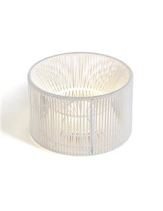 Lámpara portátil Acapulco – Luxcambra – Pantalla de cuerda poliamida, batería recargable