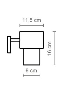 Aplique de pared Kan – Luxcambra – Lámpara orientable con pantalla cotonet