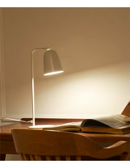 Lámpara de mesa Lula – Luxcambra – Lámpara moderna en blanco o negro