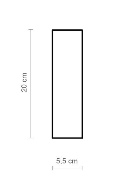 Plafón de techo Kea – Luxcambra – Diseño minimalista tubular en blanco o negro