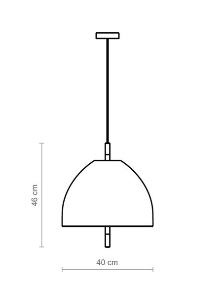Lámpara colgante Ama – Luxcambra – Lámpara moderna de mimbre natural 