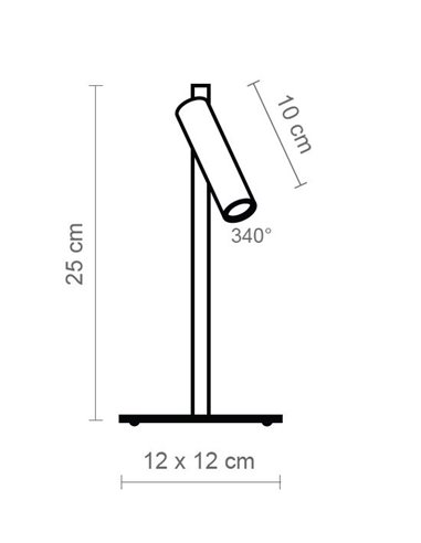 Lámpara de mesa Manhattan – Luxcambra – Lámpara de escritorio orientable Lámpara de mesa Manhattan – Luxcambra – Lámpara de escritorio orientable