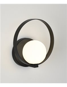 Aplique de pared Halo - ACB - Lámpara minimalista en negro o dorado