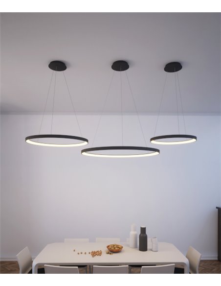 rev-Lámpara Colgante de Techo Grace - ACB. LED, forma cilíndrica, blanca
