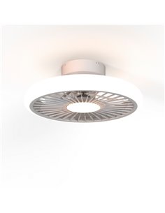 Plafón ventilador Turbo – Mantra – Diseño moderno, LED regulable, en blanco o negro 2