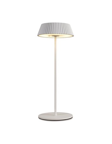 Lámpara de mesa portátil Relax – Mantra – LED regulable, táctil atenuable, 3 colores