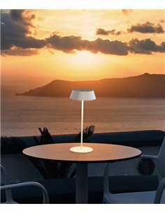 Lámpara de mesa portátil Relax – Mantra – LED regulable, táctil atenuable, 3 colores