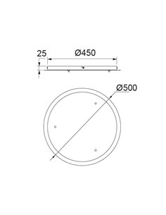 Florón de techo – Mantra – 3 luces, 4 colores 2
