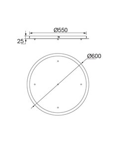 Florón de techo – Mantra – 5 luces, 3 colores 2
