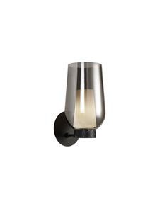 Aplique de pared Nora – Mantra – Lámpara decorativa con pantalla de cristal transparente 2