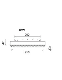 Lámpara de carril Magneto 48V – Mantra – Acabado negro, 2 medidas, LED regulable/no regulable 2