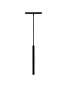 Lámpara colgante para carril 48V Magneto – Mantra – Diseño tubular minimalista, acabado negro 2