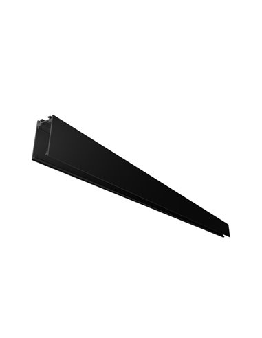 Carril de superficie 48W Magneto – Mantra – Acabado negro, disponible en 2 tamaños (100/200 cm)