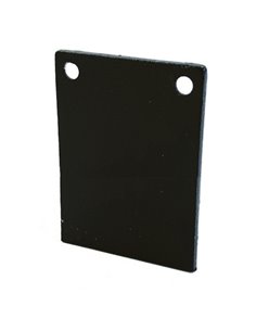 Set 2 tapas carril Magneto – Mantra – Acabado negro