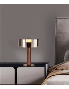 Lámpara de mesa Gin – Mantra – Diseño elegante en 3 colores y 2 medidas