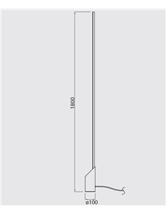 Lámpara de pie Mármol – Mantra – Luz orientable, lámpara de mármol en blanco o negro
