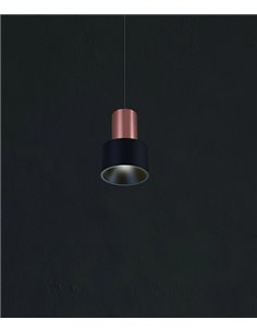 Lámpara colgante LED Gruissan – Mantra – Diseño minimalista negro