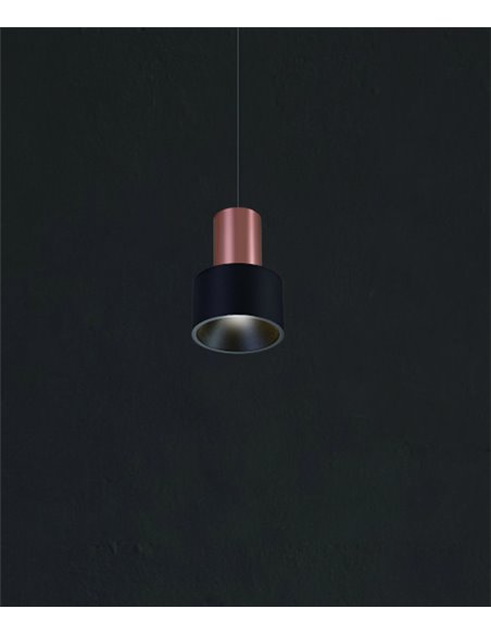 Lámpara colgante LED Gruissan – Mantra – Diseño minimalista negro