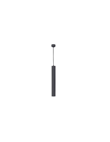 Lámpara colgante Bolonia – Mantra – Diseño minimalista en blanco o negro, estructura tubular