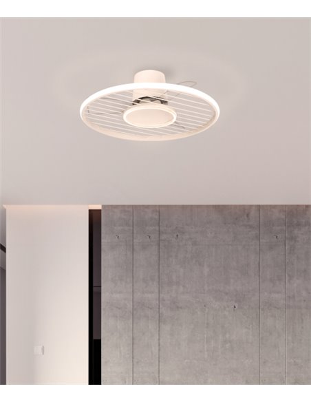 Plafón ventilador Soho – Mantra – Diseño moderno en 3 colores, luz regulable 2700-5000K