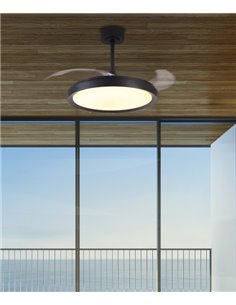 Ventilador plafón Mistral – Mantra – Aspas desplegables, 6 velocidades