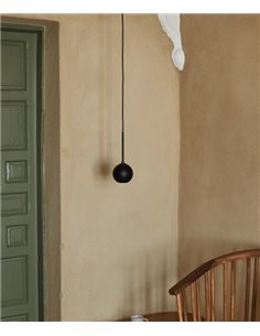 Lámpara de techo Lita 2 - Aromas - Colgante LED negra, estilo minimalista