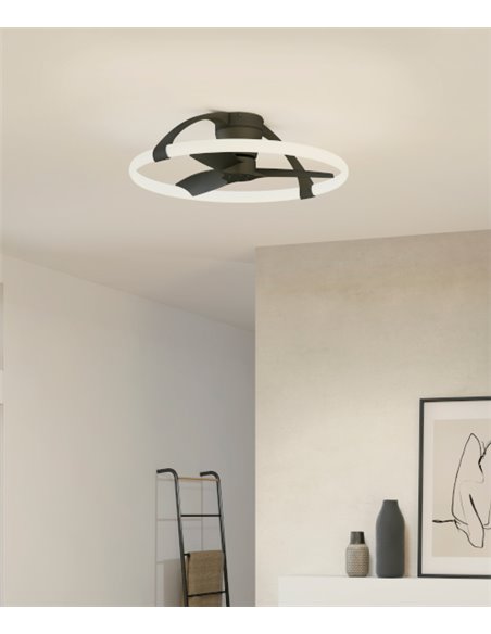 Plafón ventilador de techo con motor DC para estancias pequeñas by José Ignacio Ballester NEPAL mini – Mantra
