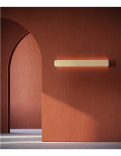 Aplique de pared Nina – Luz Negra – Lámpara de madera en 2 tamaños, LED no regulable/Dali-Push
