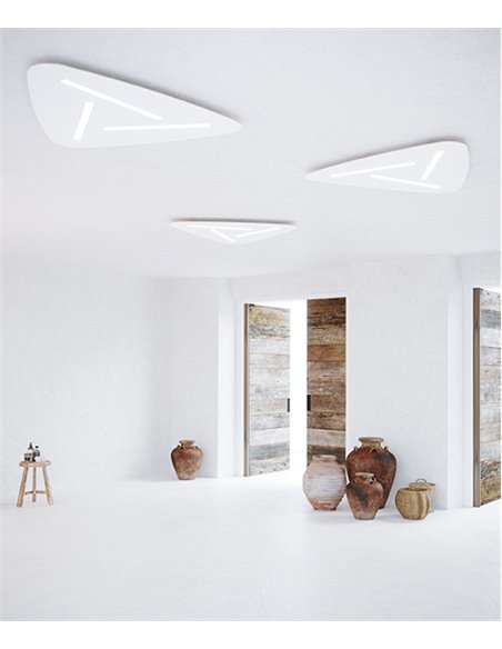 Plafón de techo LED Liwi – Luz Negra – Diseño moderno de madera contrachapada de abedul