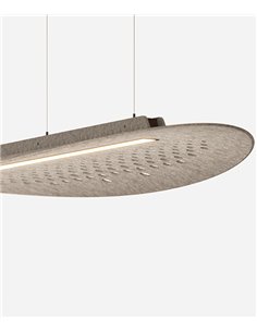 Lámpara colgante Sulay – Luz Negra – Lámpara acústica LED, disponible regulable Push/Dali 2