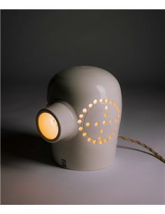 Lámpara de mesa Buzo – Fokobu – Lámpara de cerámica cocida a 900º, 2 colores