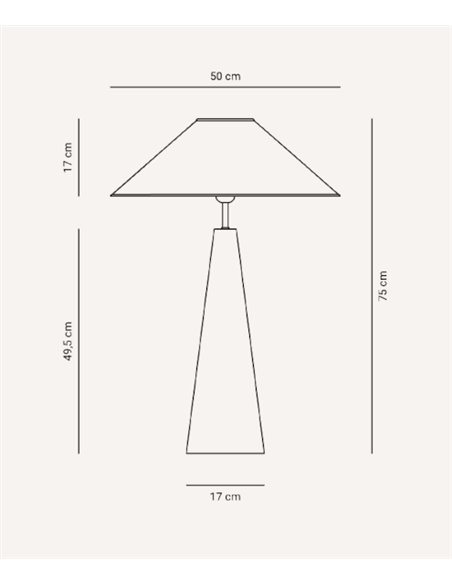 Lámpara de mesa Vega – Fokobu – Lámpara de madera de abedul en 2 acabados