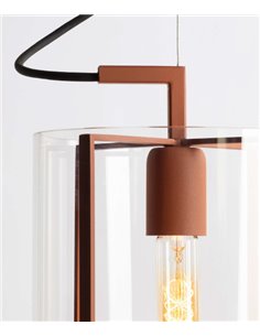 Lámpara colgante Polpo – Fokobu – Lámpara decorativa de acero y borosilicato