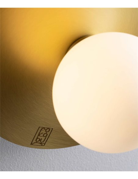 Aplique de pared Lineal – Fokobu – Lámpara bola en 3 colores