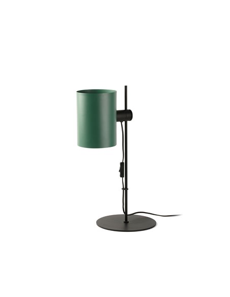 Lámpara de mesa Guadalupe – Faro - Pantalla orientable, disponible en beige o verde