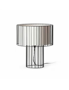 Lámpara de mesa Linda - Faro - Lámpara de metal blanco o negro