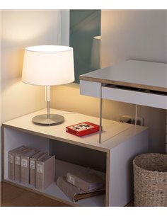Lámpara de mesa Volta - Faro - Lámpara elegante en blanco o negro