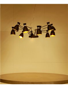 Lámpara colgante Retro - Faro - Lámpara de araña moderna, estilo industrial