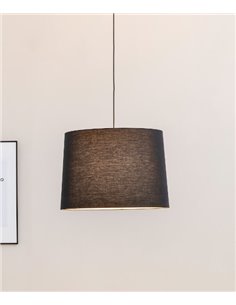 Lámpara colgante Conga - Faro - Pantalla de papiro, disponible en 3 colores