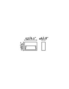 Aplique de pared de exterior Grada – Faro – Lámpara LED en 2 tamaños y colores
