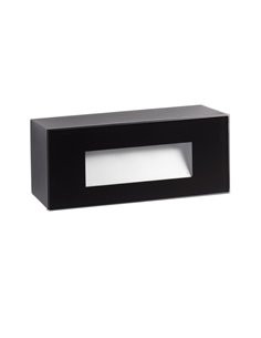 Empotrable de pared de exterior Dart RCT – Faro – Diseño horizontal en blanco o negro 2