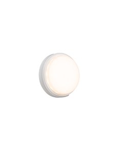 Lámpara de pared/techo de exterior Tom – Faro – Diseño redondo en blanco o gris, 2 tamaños 2