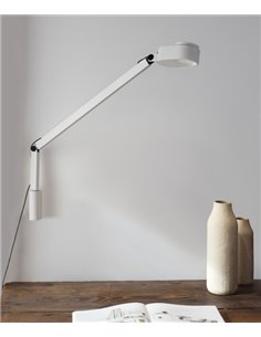 Aplique de pared Inviting – Faro – Lámpara de lectura LED regulable, brazo orientable