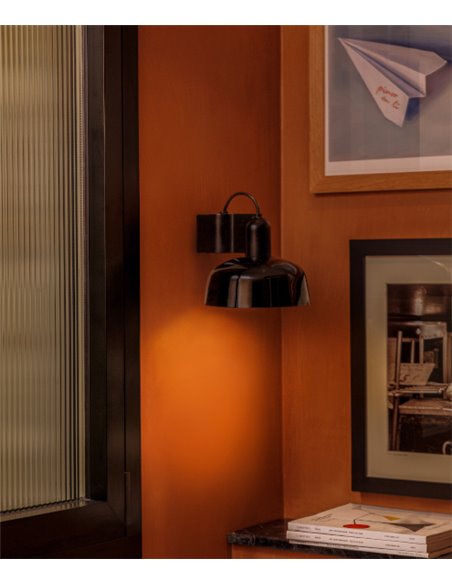 Aplique de pared Tatawin – Faro – Lámpara decorativa en blanco o negro